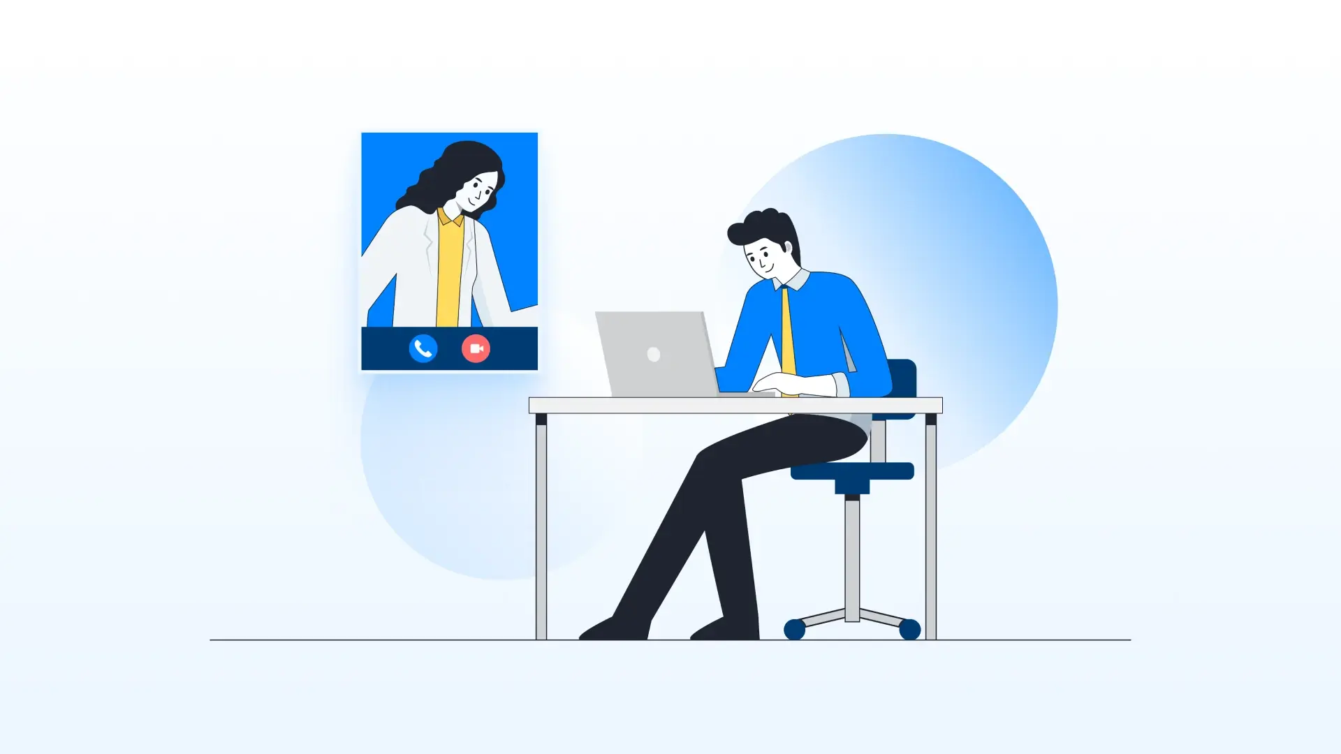 Representative profile picture for meeting confirmation
